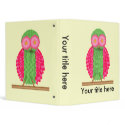 Flower Owl binders