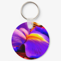 Flower Painting Keychain