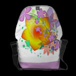 Flower Party Rickshaw Messenger Bag messenger bags