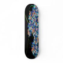 Flower Patch Skateboard by Serene_Images Flower Patch Skateboard