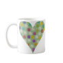 Flower Pattern Green Heart