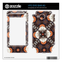 Flower Pattern HTC EVO Shift 4G Skins