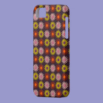 Flower Pattern in Maroon Tones and Background casemate cases
