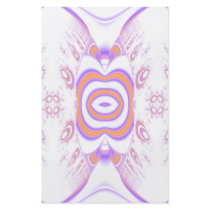 Flower Pattern in Orange and Purple. Flyer Design