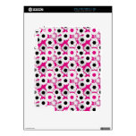 Flower Pattern in Pink iPad 2 Decals