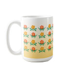 Flower Pattern: Vector Drawing: Coffee Mug