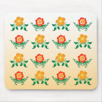 Flower Pattern: Vector Drawing: Mousepad by spiritswitchboard Flower Pattern: Vector Drawing: Mousepad