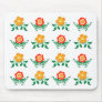 Flower Pattern: Vector Drawing: Mouse Pads
