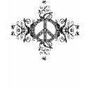 flower peace celtic t-shirts