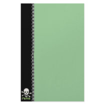 Flower Peace Skull Stationery