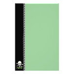 Flower Peace Skull Stationery