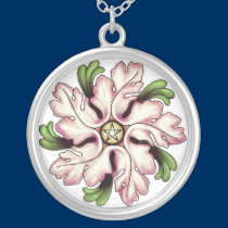 Flower Pentagram Necklace