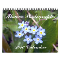 Flower Photographs, 2010 Calendar
