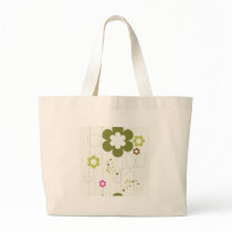 flower picking tote bag