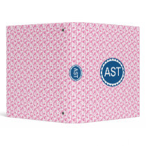 Flower Pink Binders