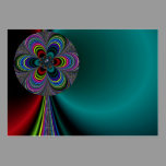 Flower Pinwheel Abstract Business Card business cards
