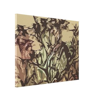 Flower Plant14 Stretched Canvas Print