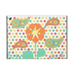 Flower Polka Dots Paisley Spring Whimsical Gifts iPad Mini Cases