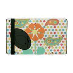 Flower Polka Dots Paisley Spring Whimsical Gifts iPad Cases