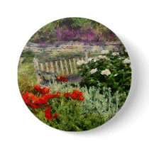 Flower - Poppy - Poppies Pinback Button