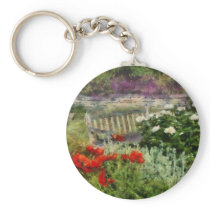 Flower - Poppy - Poppies Keychain