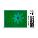 flower postage by DonnaGrayson flower postage