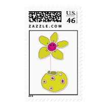 flower postage