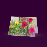 Flower Pot Blank Greeting Card