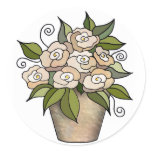Flower Pot Sticker