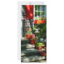 Flower Pots and Red Shutters Personalized Rack Card