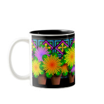 FLOWER POTS MUG by voliman FLOWER POTS MUG