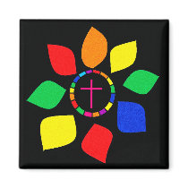 Flower Power 07 magnets by Clarence_Jones Flower Power 07 magnets