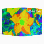Flower Power 3 Ring Binders