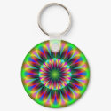 Flower Power 5 Keychain by Rb_barnes2 Flower Power 5 Keychain
