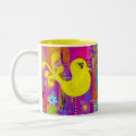 Flower Power Birdie Mug mug