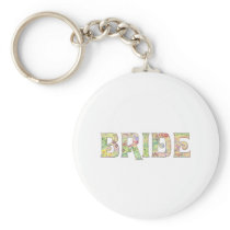 Flower power bride keychains