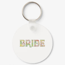 Flower power bride keychains