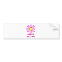 Flower Power Bumper Stickers