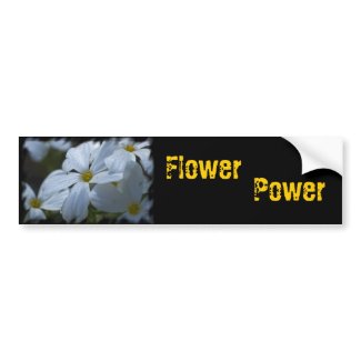 Flower Power Bumper Sticker