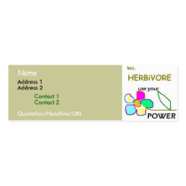 Flower Power business cards