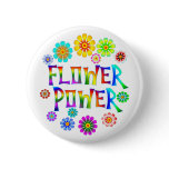 FLOWER POWER BUTTON