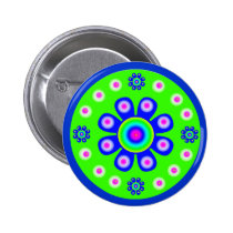 Flower Power Button buttons