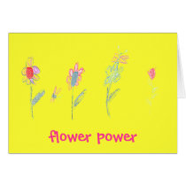 flower power card by threesisters flower power card