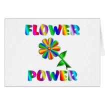 Flower Power Greeting Card