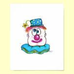 Flower Power Clown Poster posters