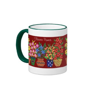 'Flower Power' Coffee Mug mug