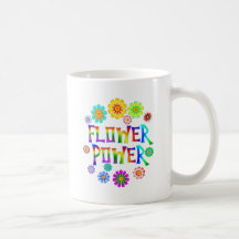 FLOWER POWER COFFEE MUGS