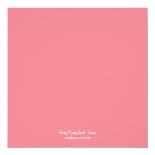 Flower Power First Birthday Invitation - Pink
