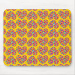 Flower Power Hearts Mousepad