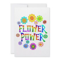 FLOWER POWER CUSTOM INVITE